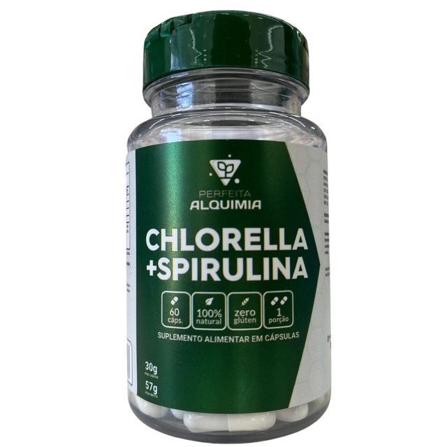 Chlorella + Spirulina 32g 60caps – Palatius