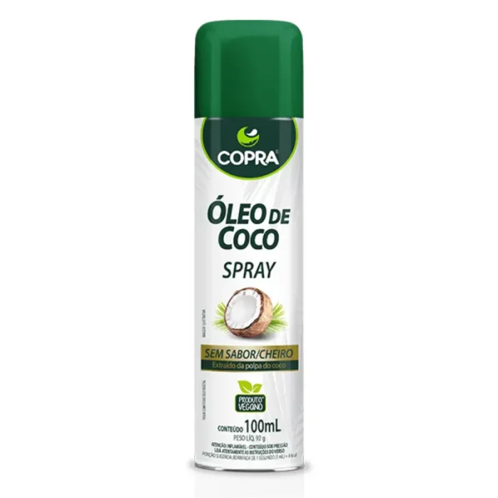 Óleo de Coco Spray s/ Sabor/Cheiro 100ml Copra - Imagem 1