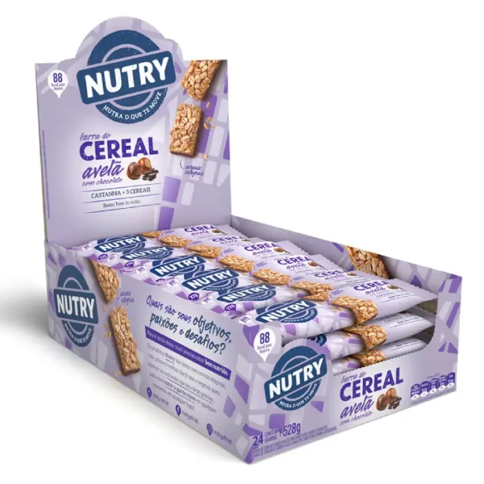 Barra de cereal avelã c/ chocolate 528 g - Imagem 1