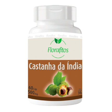 Castanha da índia 500 mg 60 caps.